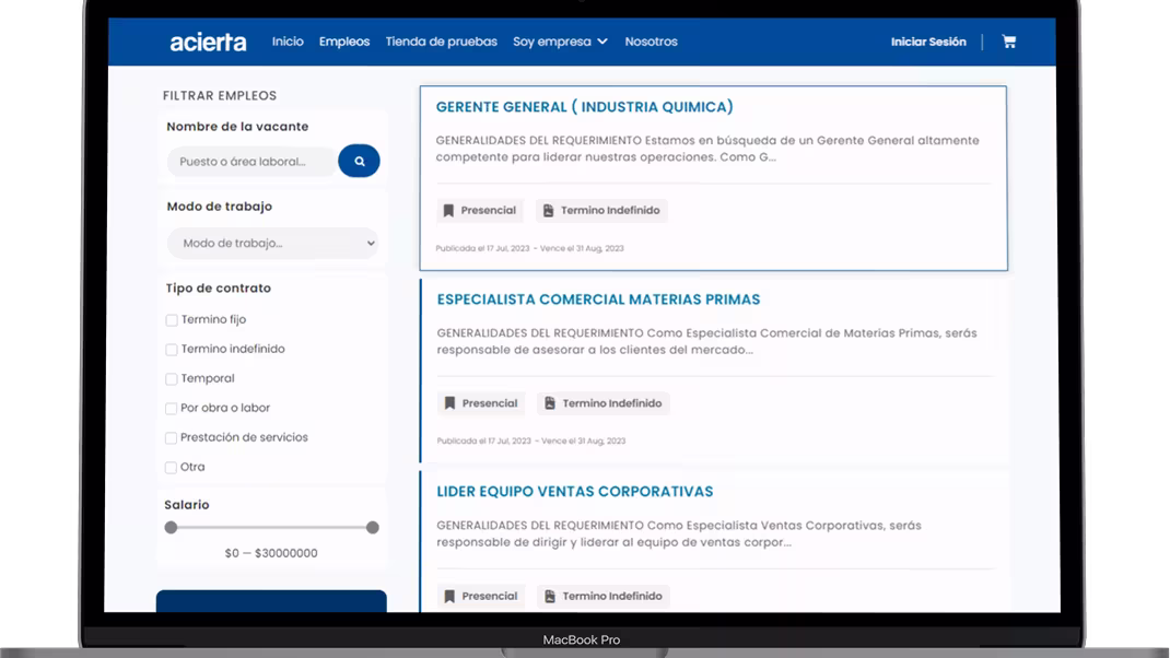 Proyecto de Acierta Headhunter