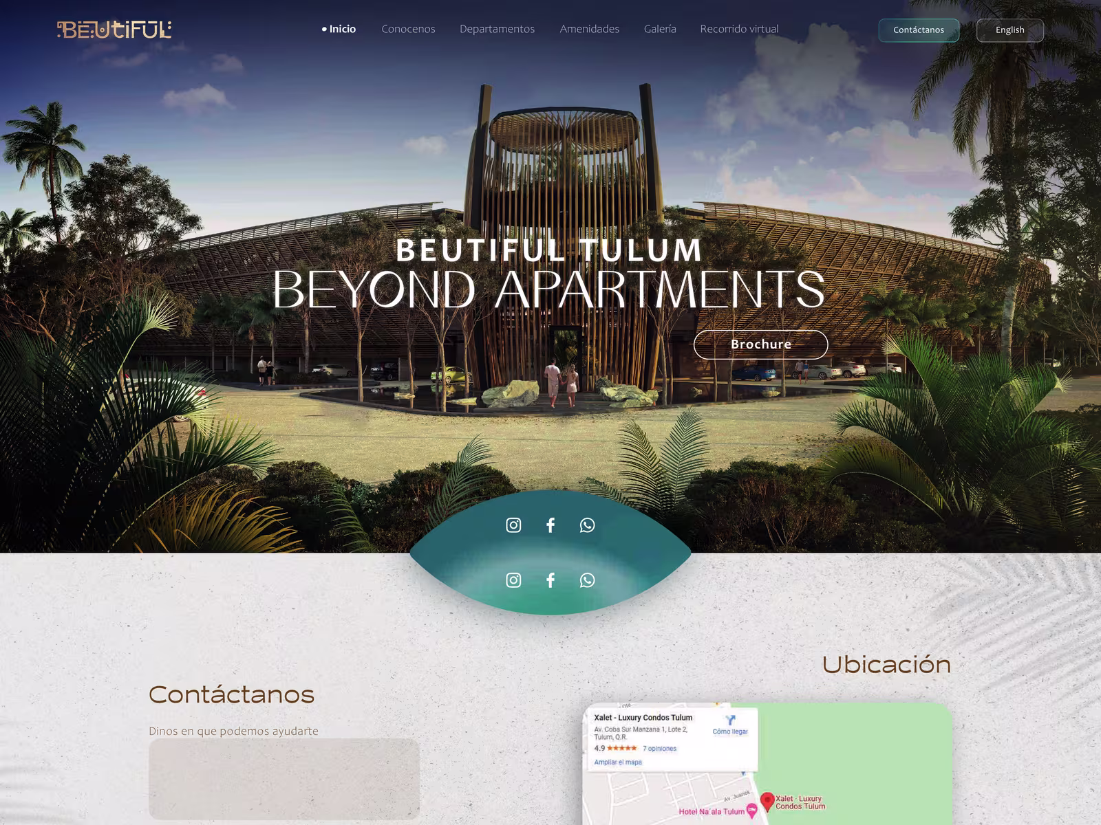 Beutiful Tulum: Sitio web y videos para lofts en preventa en Tulum