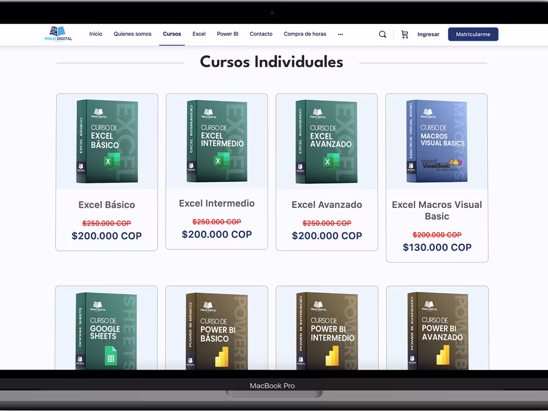 Praxi Digital: Una tienda de cursos con su propia comunidad