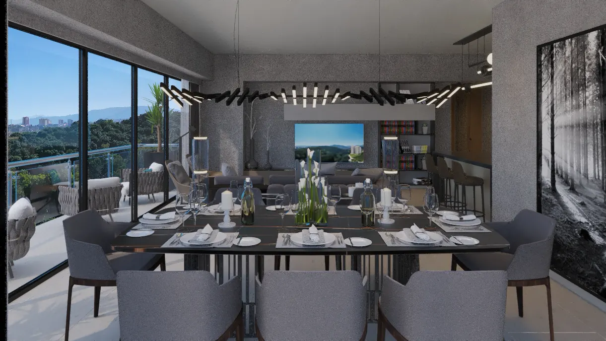 Render del comedor