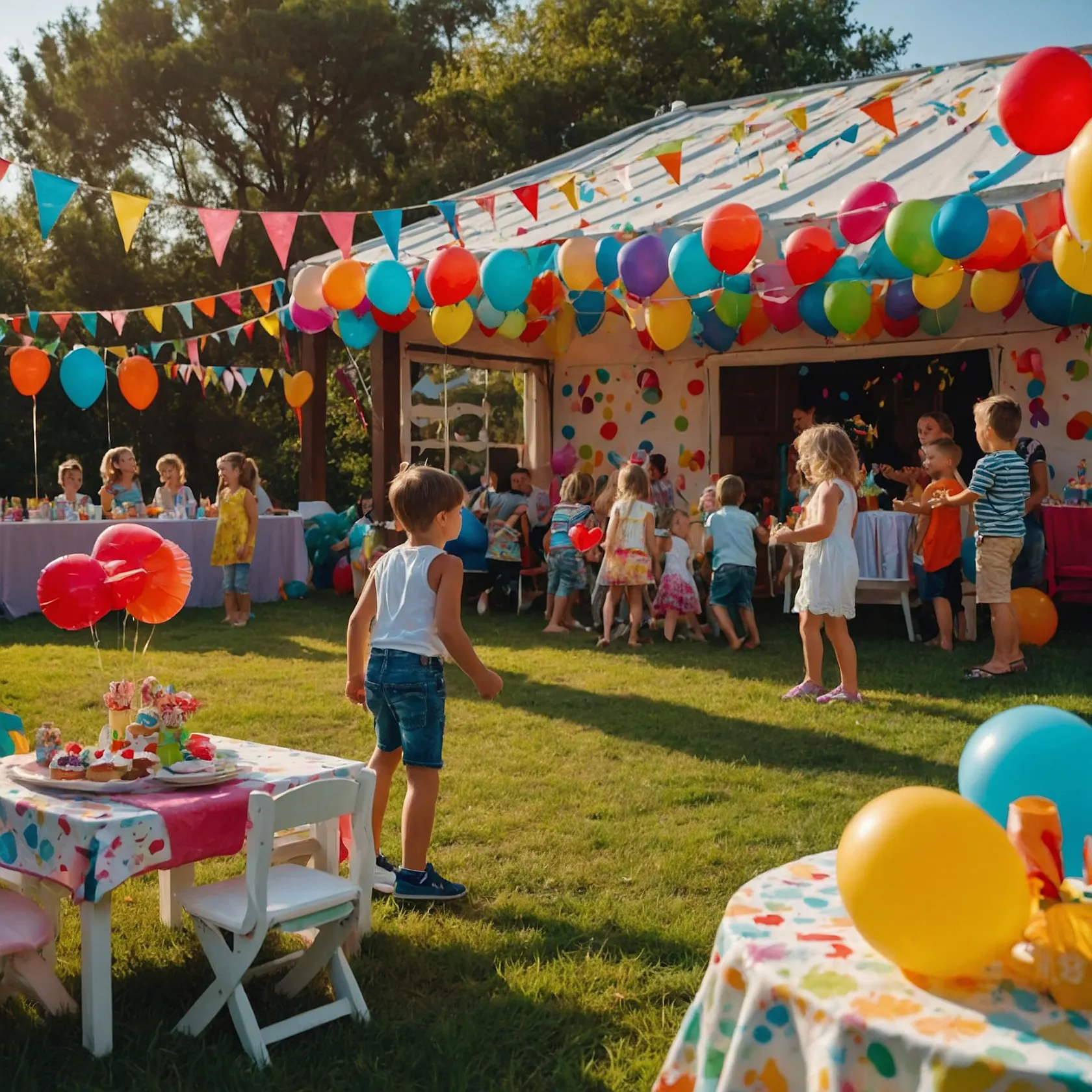 Bolis Wymix en una fiesta infantil